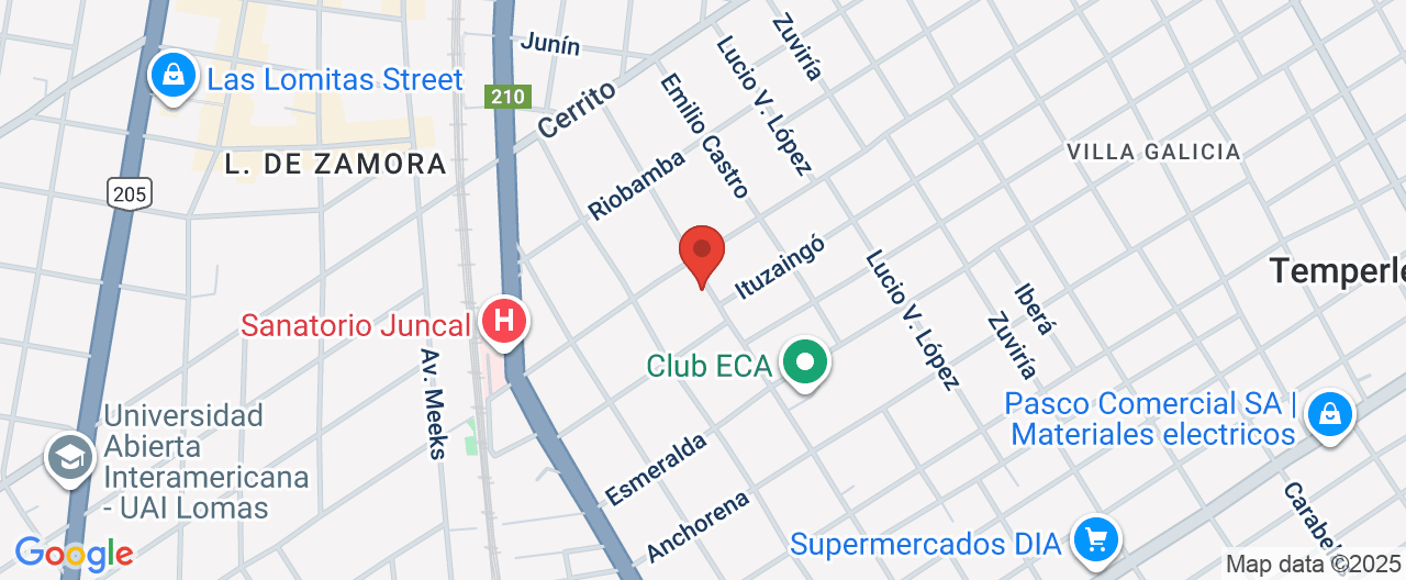 Mapa de la ubicación