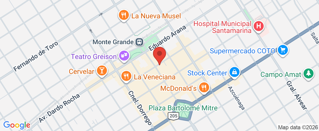 Mapa de la ubicación