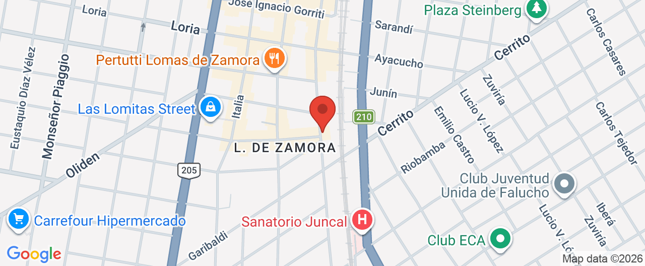 Mapa de la ubicación