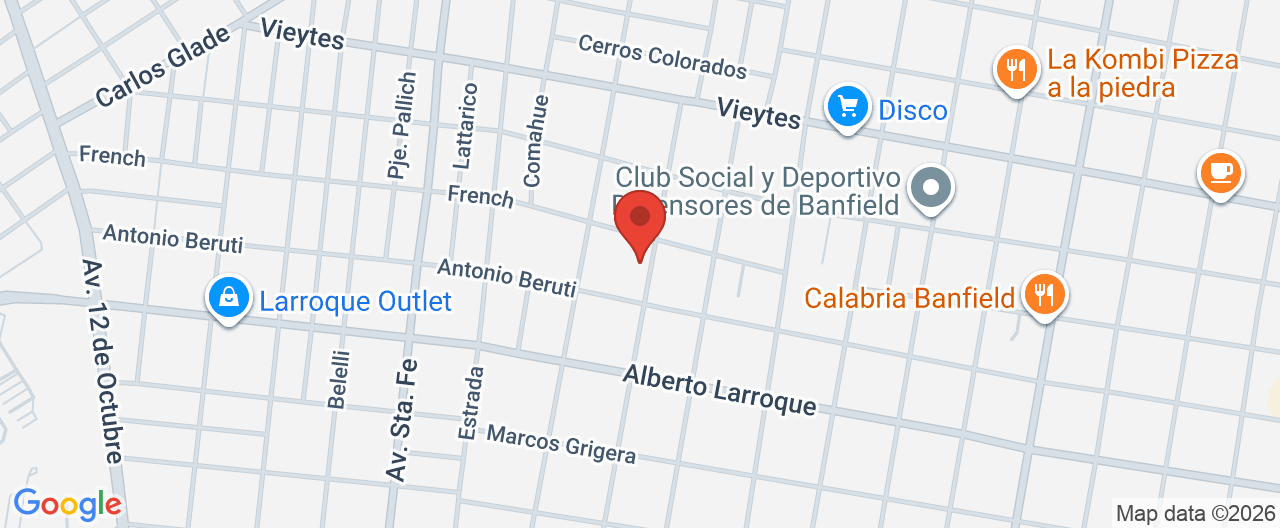 Mapa de la ubicación