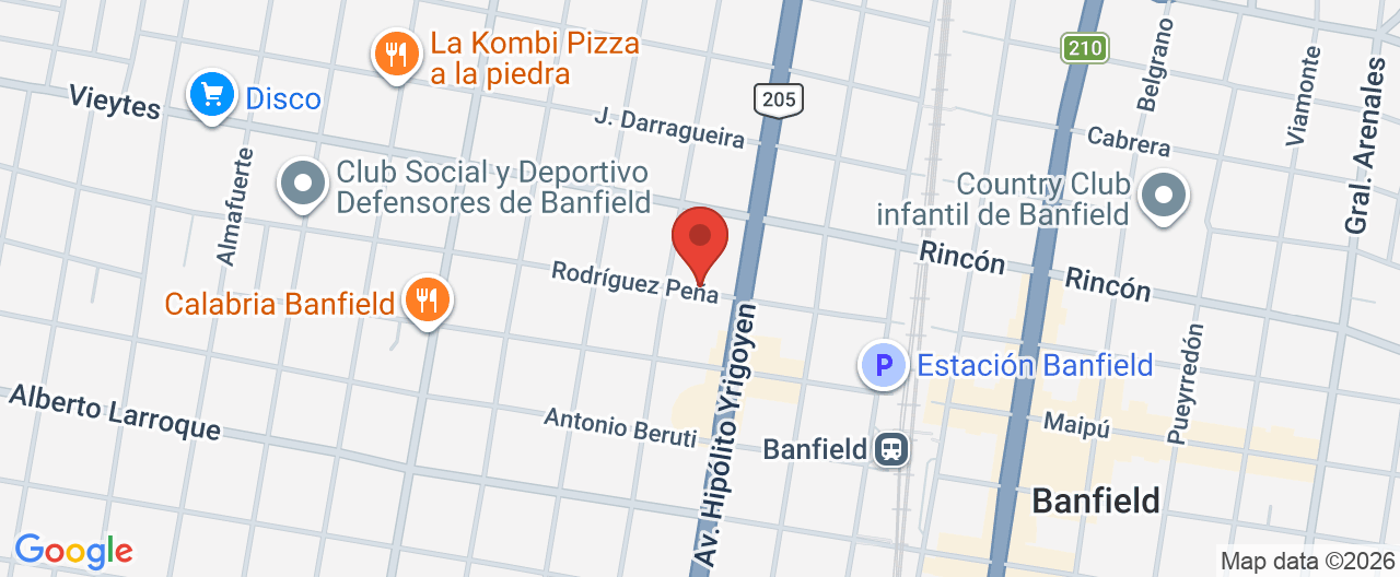 Mapa de la ubicación