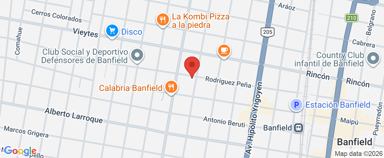 Mapa de la ubicación