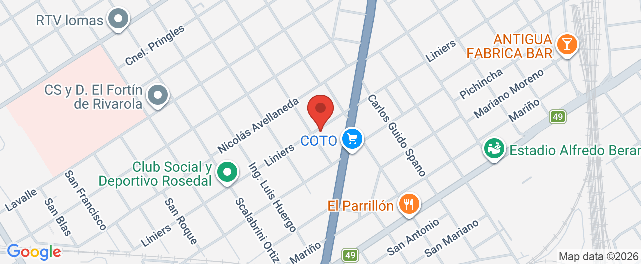 Mapa de la ubicación