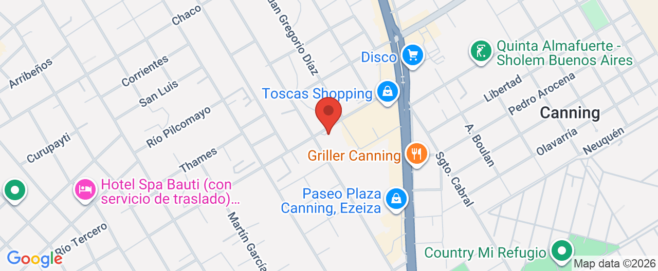 Mapa de la ubicación
