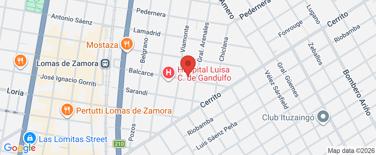 Mapa de la ubicación