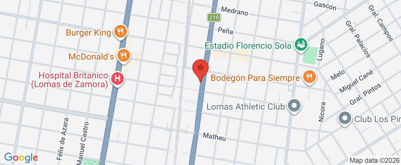 Mapa de la ubicación