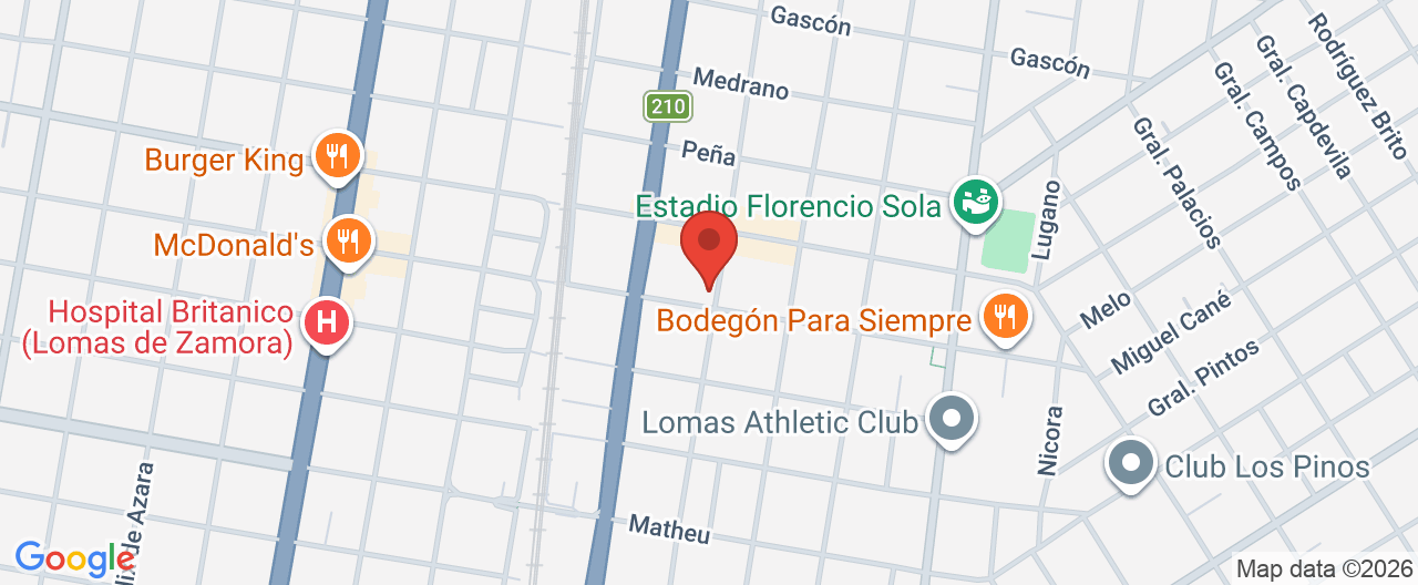Mapa de la ubicación