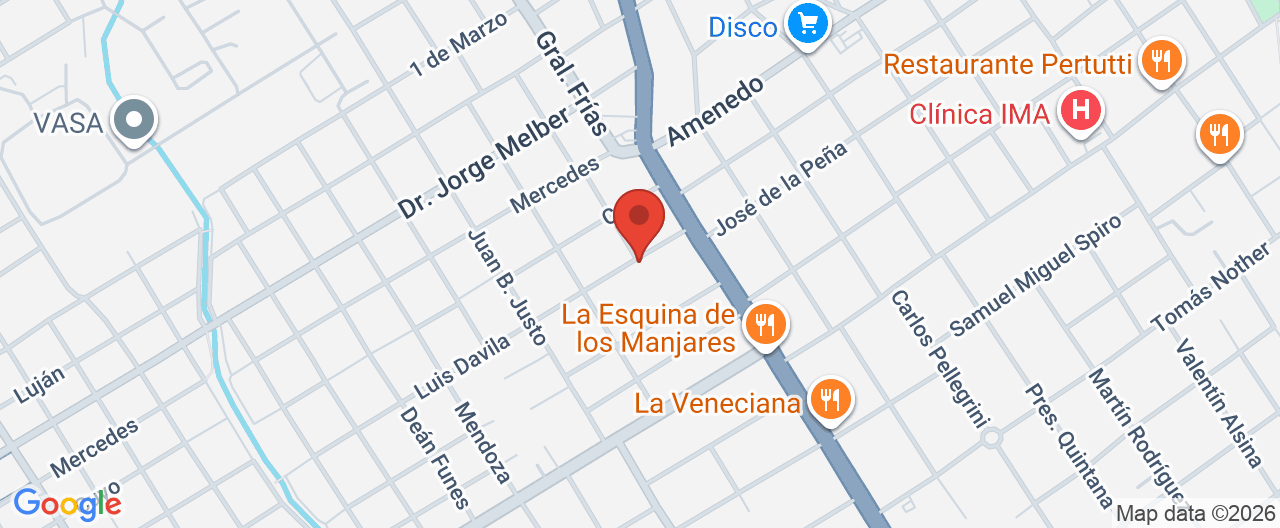 Mapa de la ubicación