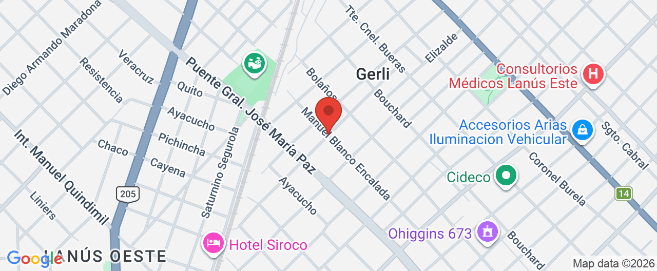 Mapa de la ubicación