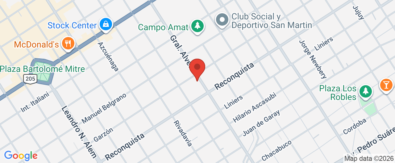 Mapa de la ubicación