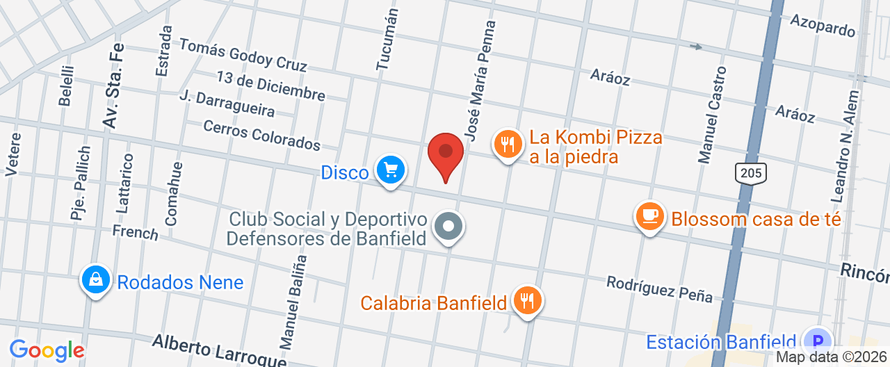 Mapa de la ubicación