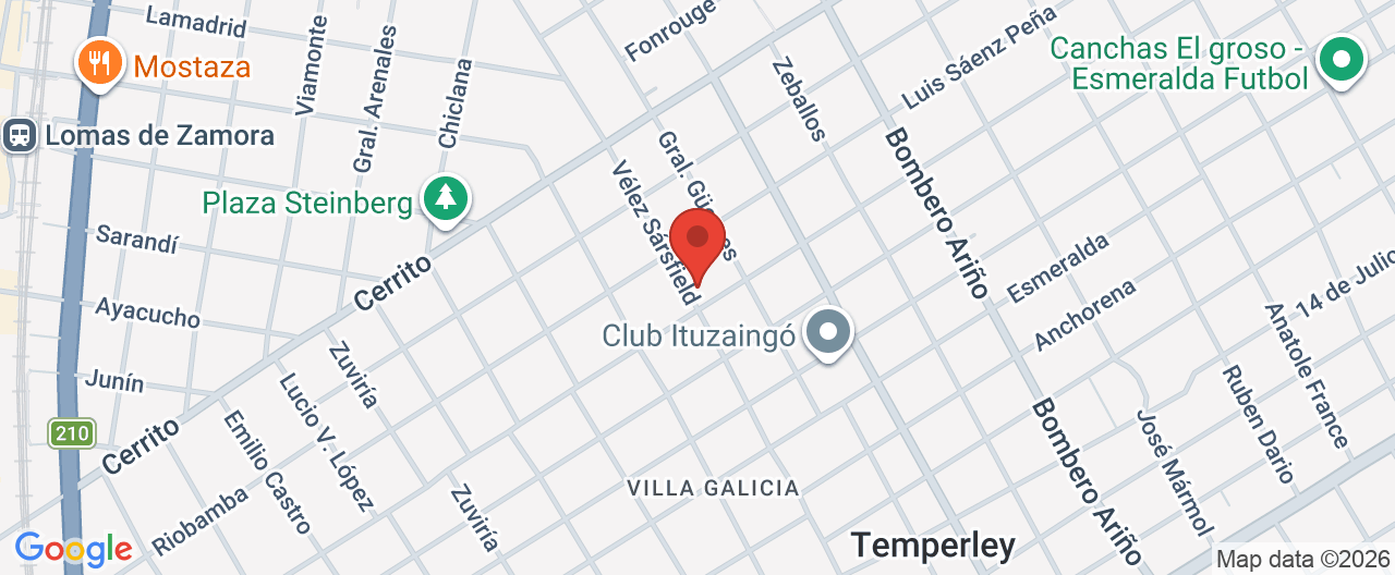 Mapa de la ubicación