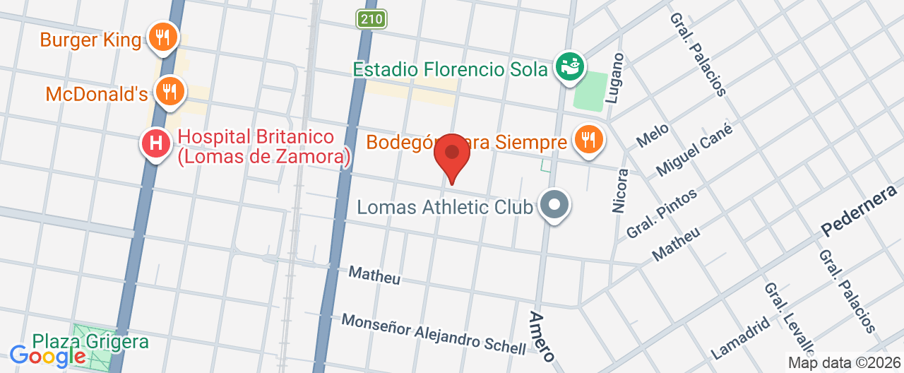 Mapa de la ubicación