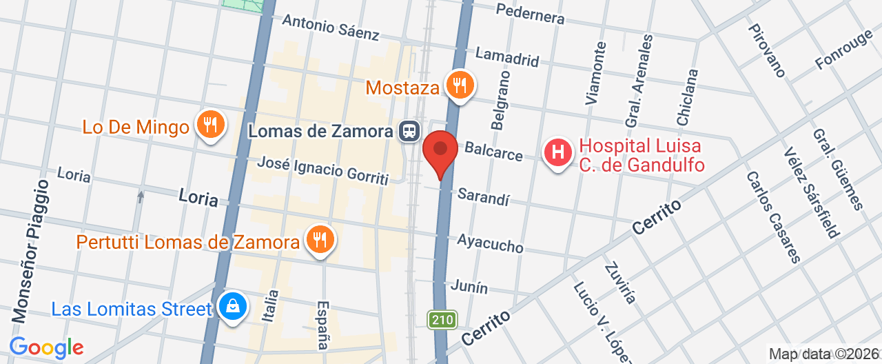 Mapa de la ubicación