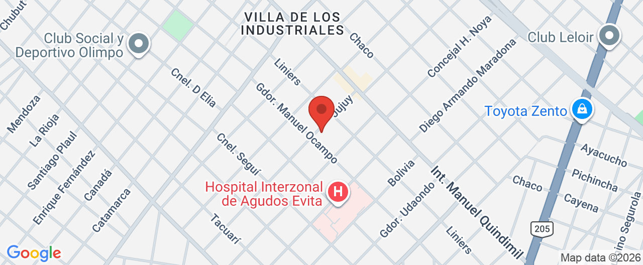 Mapa de la ubicación