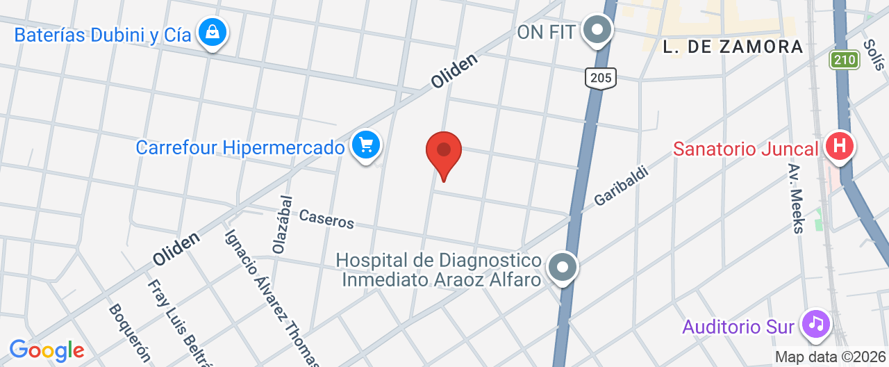 Mapa de la ubicación