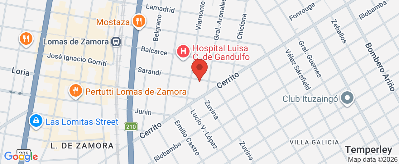 Mapa de la ubicación