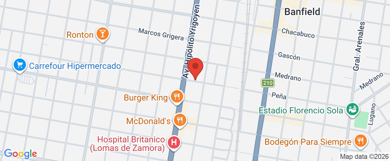 Mapa de la ubicación