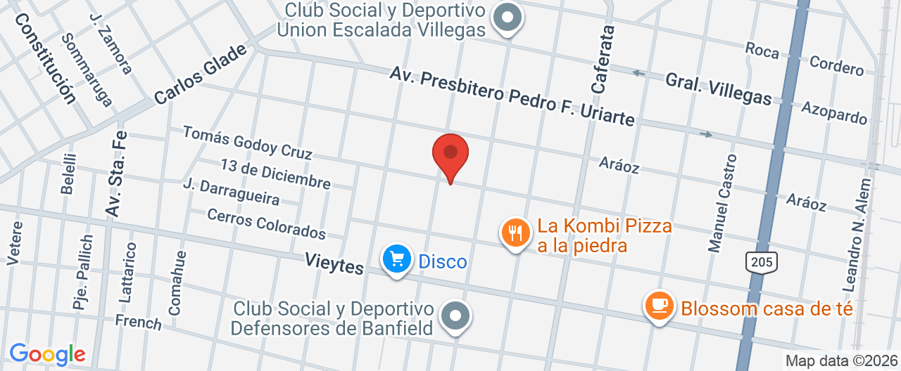 Mapa de la ubicación