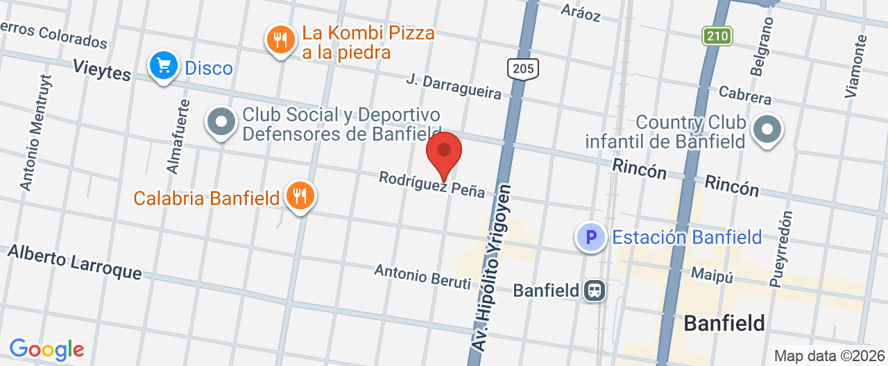 Mapa de la ubicación