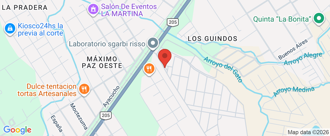 Mapa de la ubicación