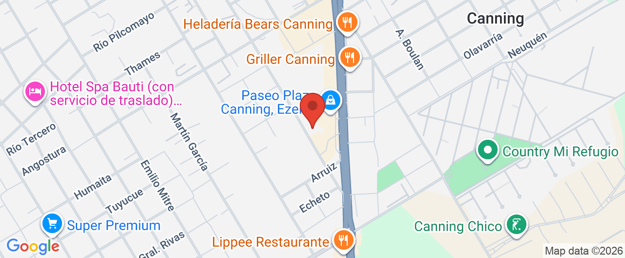 Mapa de la ubicación