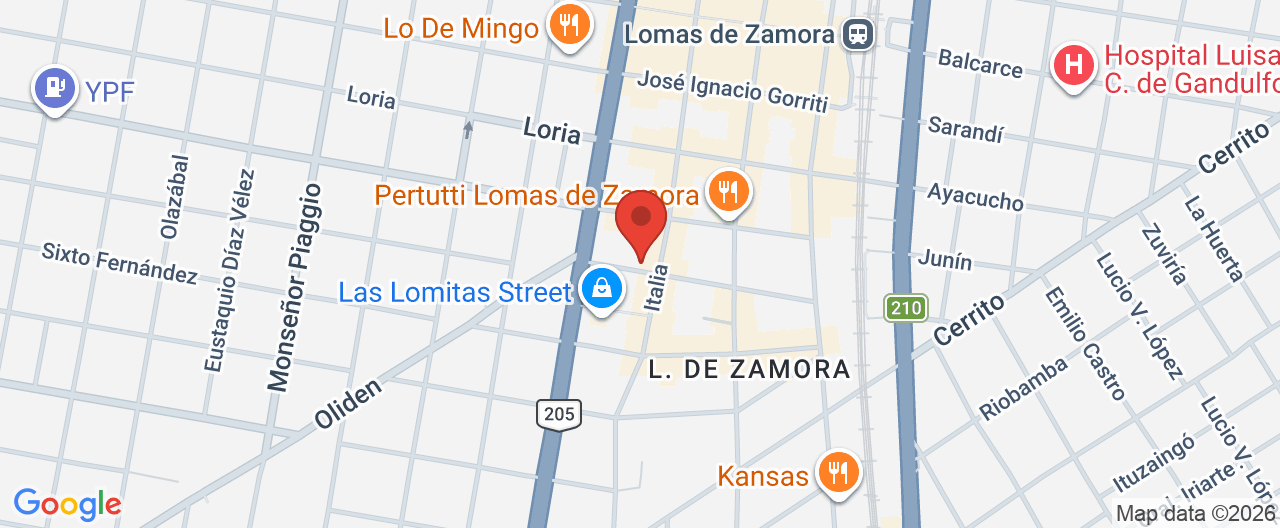 Mapa de la ubicación