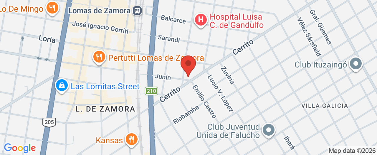 Mapa de la ubicación