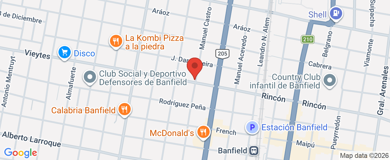 Mapa de la ubicación