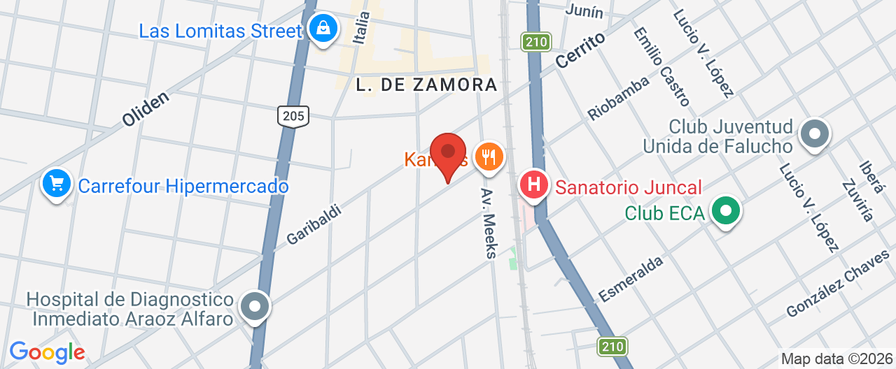 Mapa de la ubicación