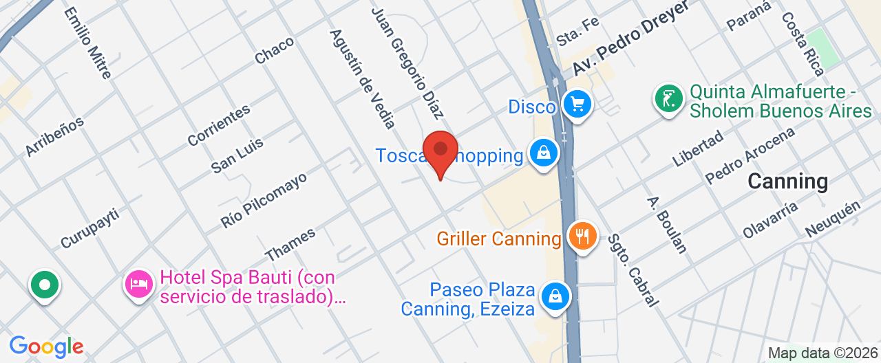 Mapa de la ubicación