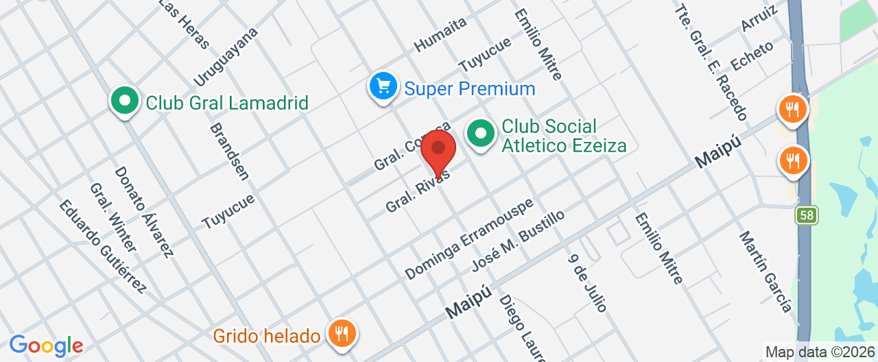 Mapa de la ubicación