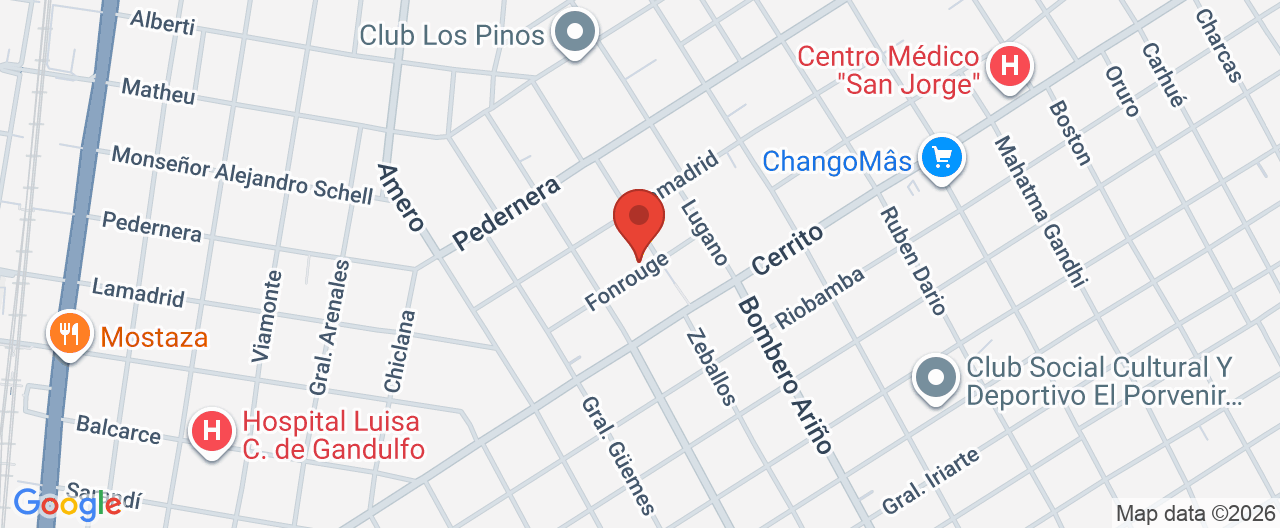 Mapa de la ubicación
