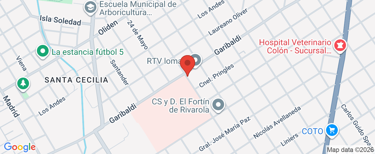 Mapa de la ubicación