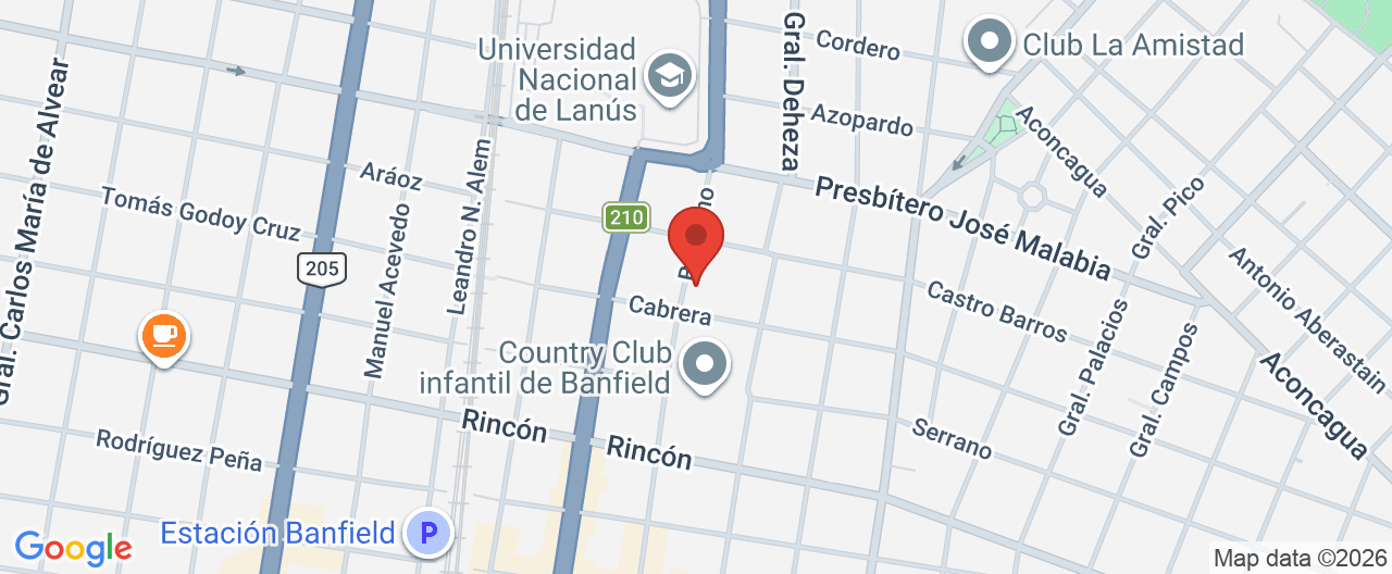Mapa de la ubicación