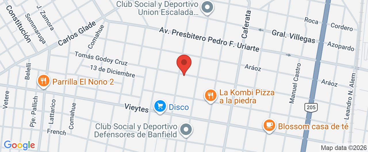 Mapa de la ubicación