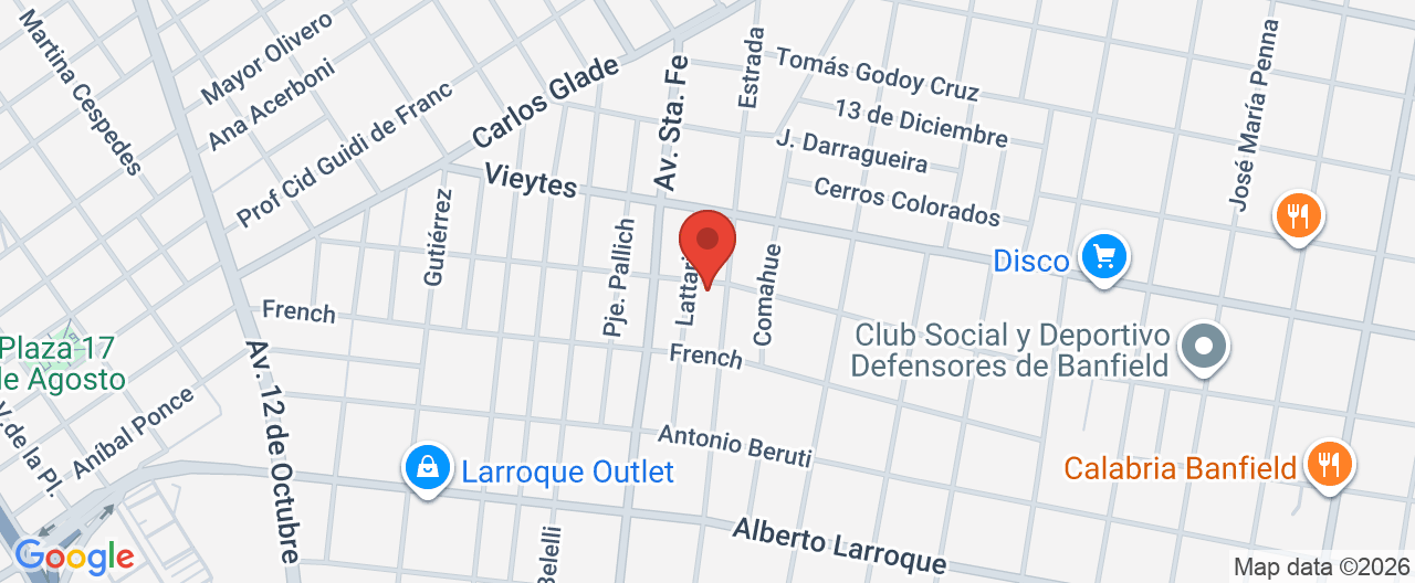 Mapa de la ubicación