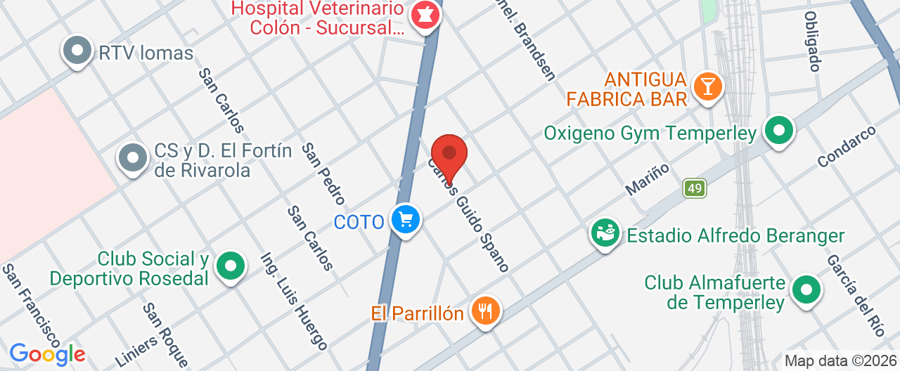 Mapa de la ubicación