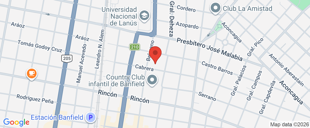 Mapa de la ubicación