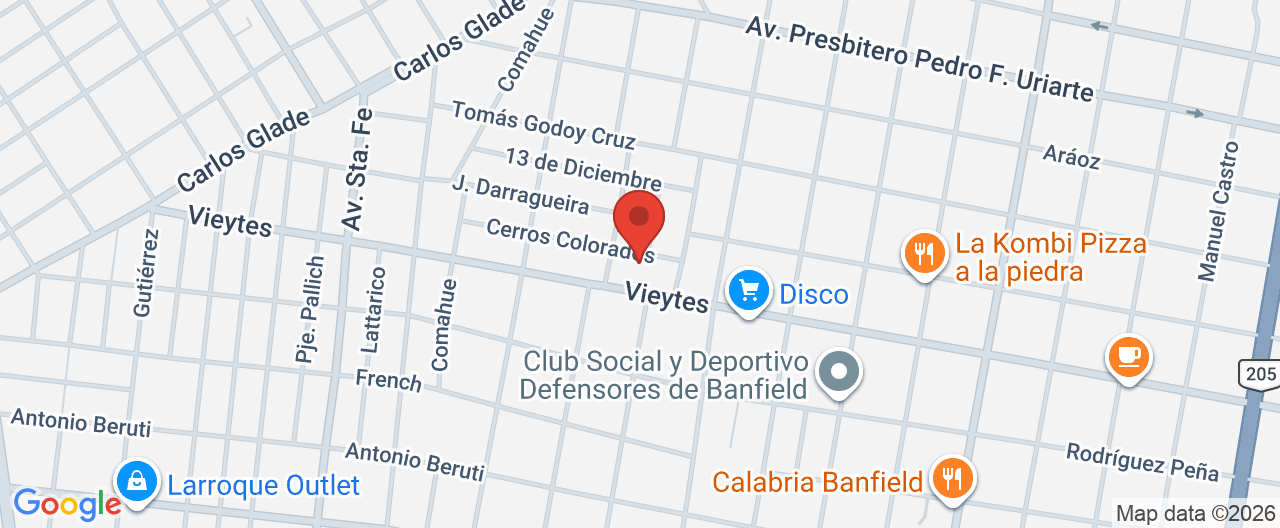 Mapa de la ubicación