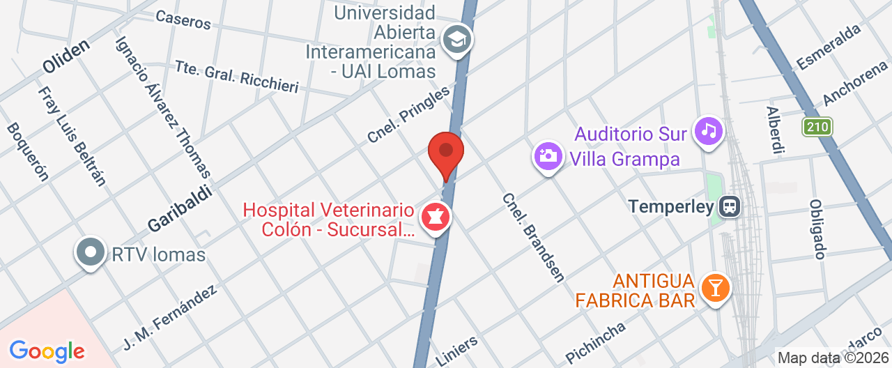Mapa de la ubicación