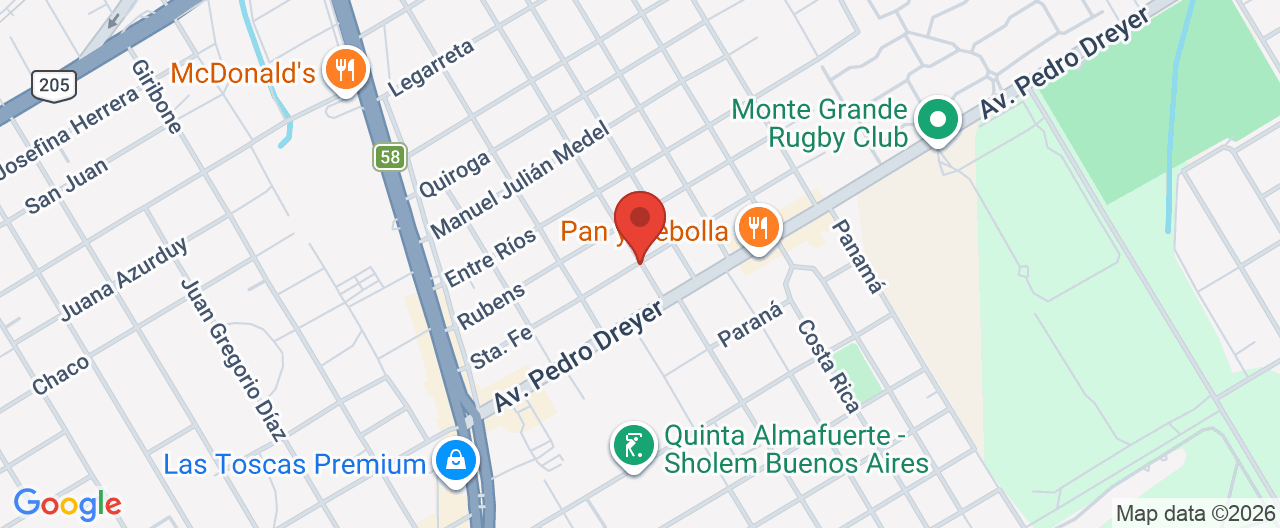 Mapa de la ubicación