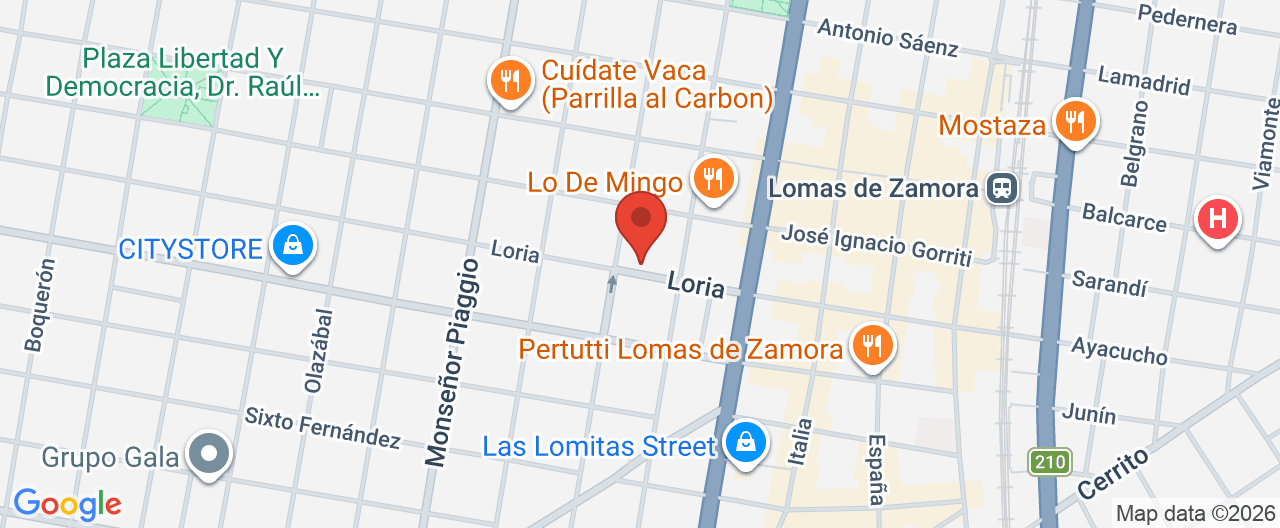 Mapa de la ubicación
