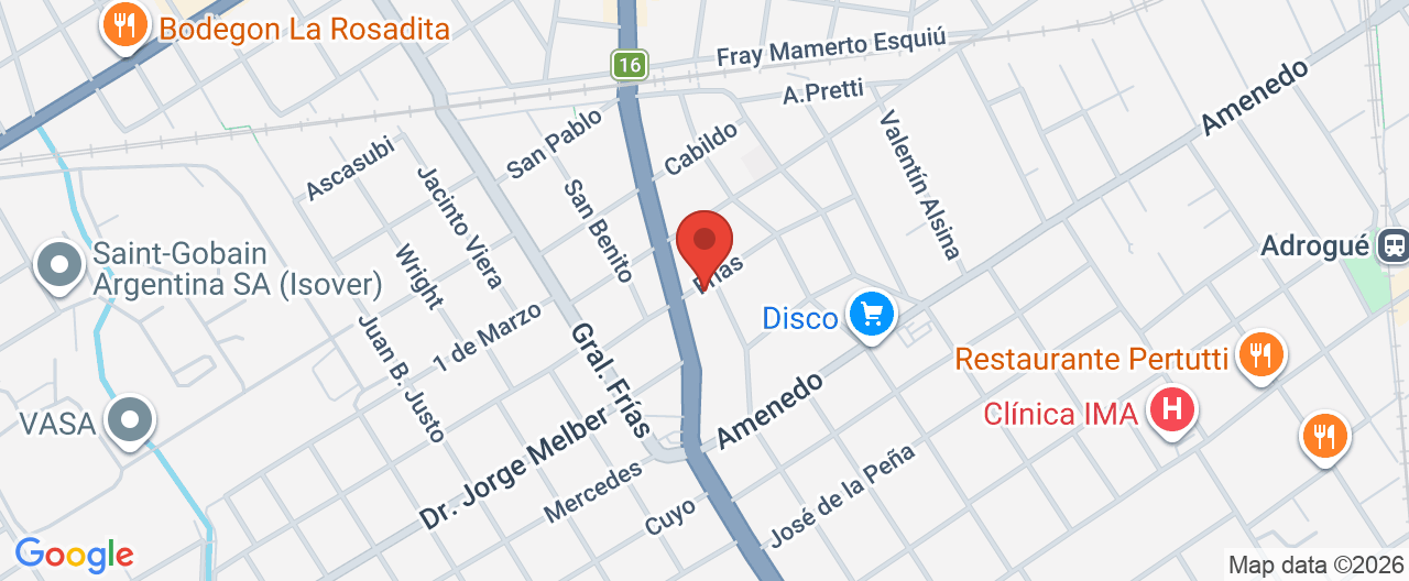 Mapa de la ubicación