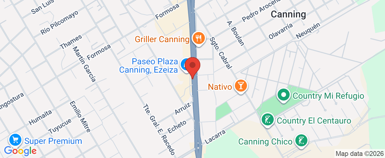 Mapa de la ubicación