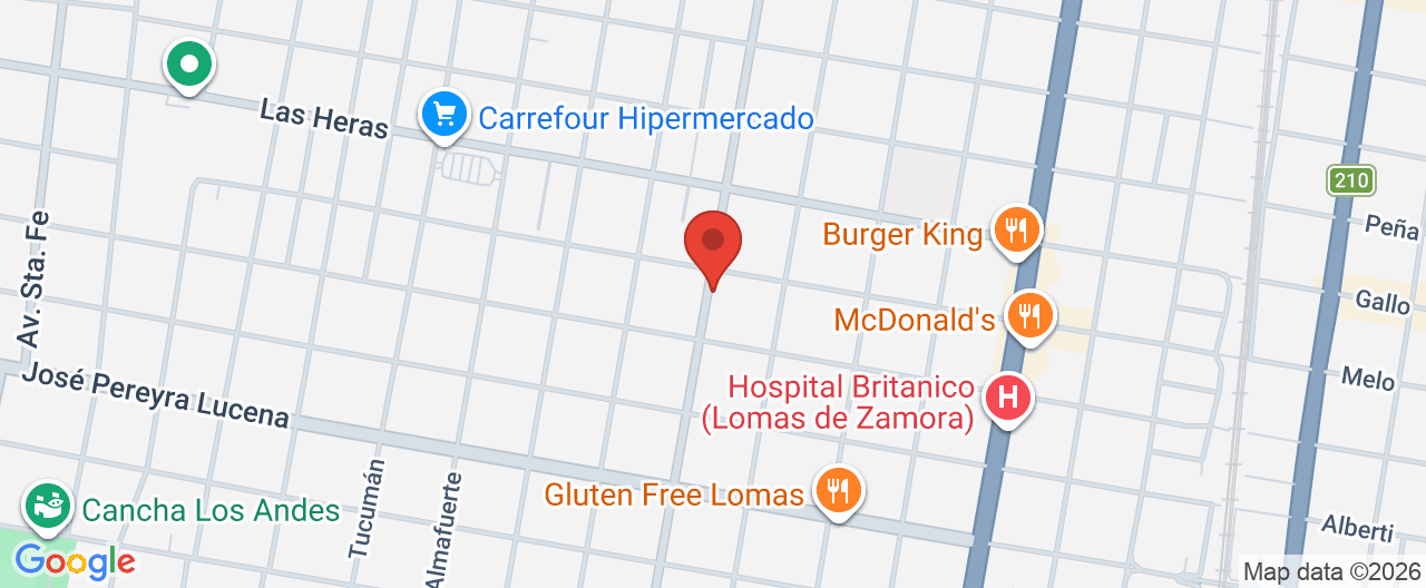 Mapa de la ubicación