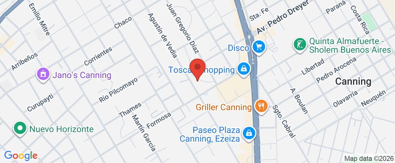 Mapa de la ubicación