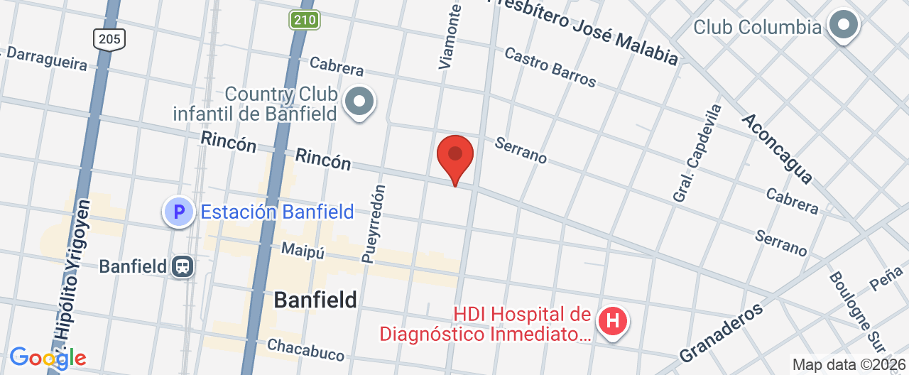 Mapa de la ubicación