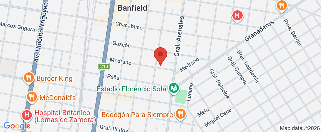 Mapa de la ubicación