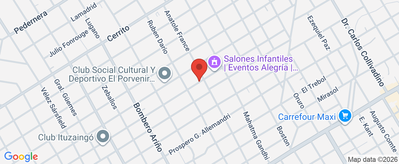 Mapa de la ubicación